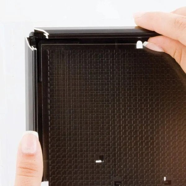 M&T Displays 5x7 Opti Frame 0.55in Black Profile Mitered Corner, Without Back Support - UCP145B057X2000