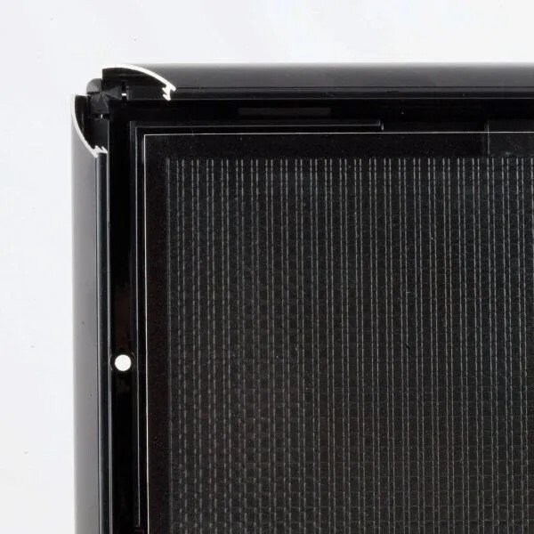 M&T Displays 5x7 Opti Frame 0.55in Black Profile Mitered Corner, Without Back Support - UCP145B057X2000