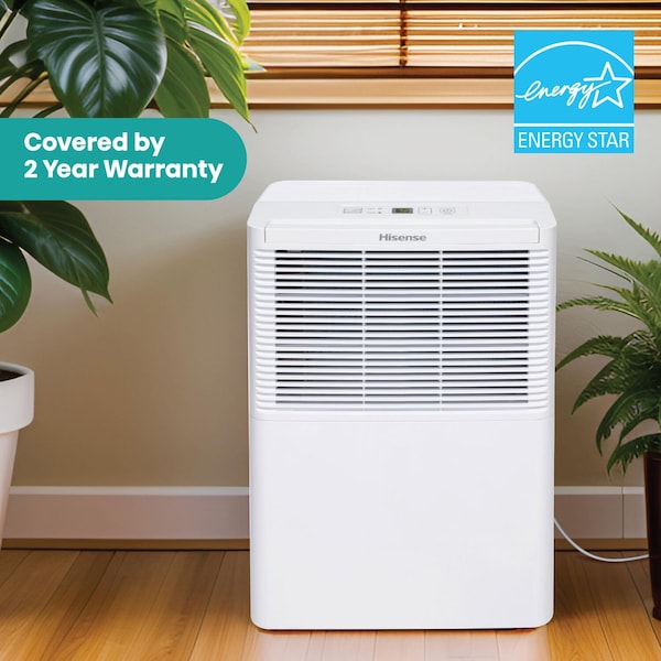 Hisense 4.25 quarts, White, 13.2 in, Plastic - AHD2524K1W