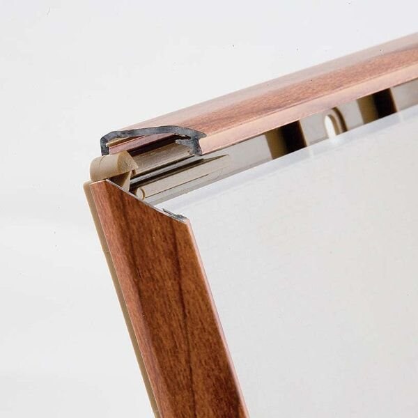 M&T Displays Opti Frame 5 in. X 7 in. Poster Sze 0.55 in. Wood Effect Color Profile, Mitred Corner, w/Back Spprt - UCP145W157X2000