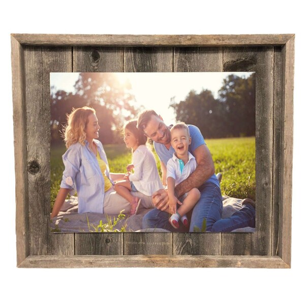 Barnwoodusa Rustic Farmhouse Reclaimed 11x14 Wooden Picture Frame - 759740312088