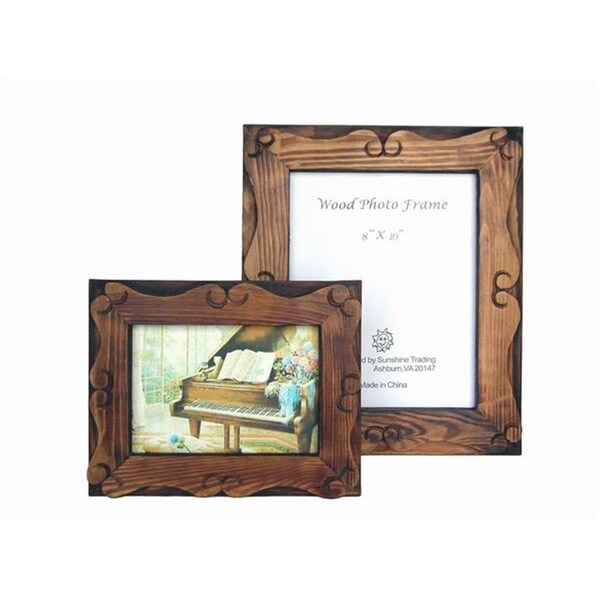 Sunshine Trading Handmade Wood Photo Frame - 5 x 7 Inch - SU460706