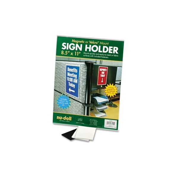 Nudell Plastics Acrylic Frame, All-Purpose, 8-1/2x11in Clear Framein - 37085