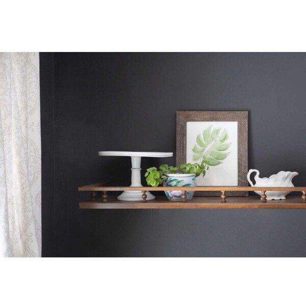 Homeroots 20 x 30 in. Rustic Farmhouse Espresso Wood Picture Frame - 386539
