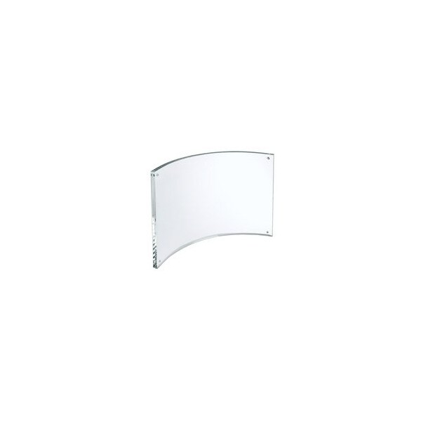 Azar Displays Curved Magnetic Acrylic Photo Frame 11'' W X 8.5'' H - 252932-GS-1PK