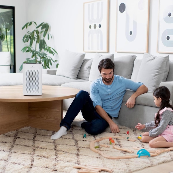 Medify Air MA25 Air Purifier with H13 True HEPA Filter 500 sq ft Coverage White 1Pack - MA-25-W1