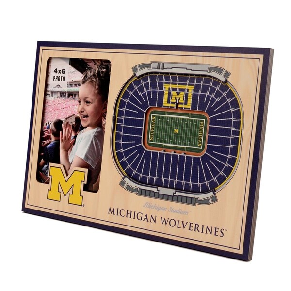 You The Fan YouTheFan 9024385 NCAA Michigan Wolverines 3D StadiumViews Picture Frame - Michigan Stadium - 9024385
