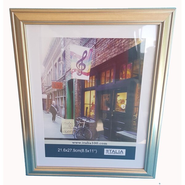 Italia 8 x 10 in. Polystyrene Photo Frame Gold - Large, 3PK - 81038