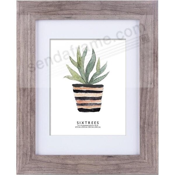 Sixtrees Sixtrees WD20114-80 11 x 14 in. Cole Frame; Grey - WD20114-80