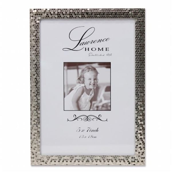 Blueprints Shimmer Metal Picture Frame - Silver; 0.71 in. - BL92449