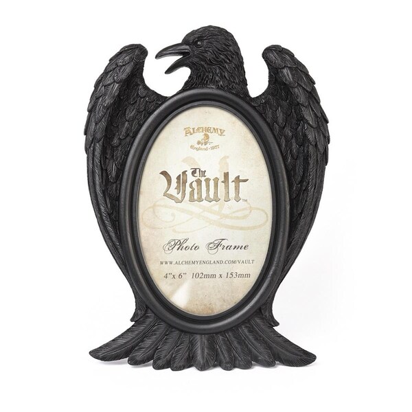 Robus Splendor 8.86 in. Raven Photo Frame, Black - RO3310715