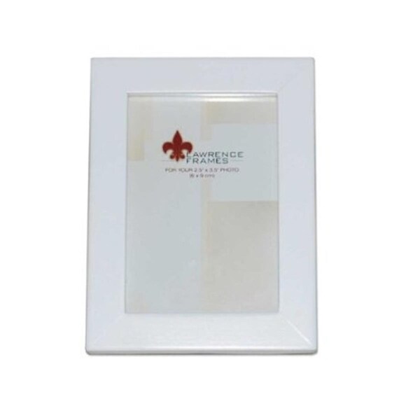Lawrence Frames 4x6 White Wood Picture Frame - Gallery Collection - LA328028
