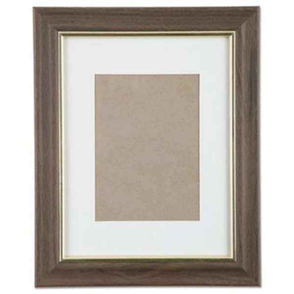 Muebles 8.5 x 11 in. Skilcraft Walnut Vinyl Certificate Photo Frame - MU3205493
