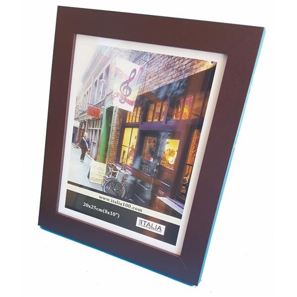 Italia Italia 81044 8 x 10 in. Medium Density Fiberboard Photo Frame; Espresso - Large - Pack of 3 - 81044