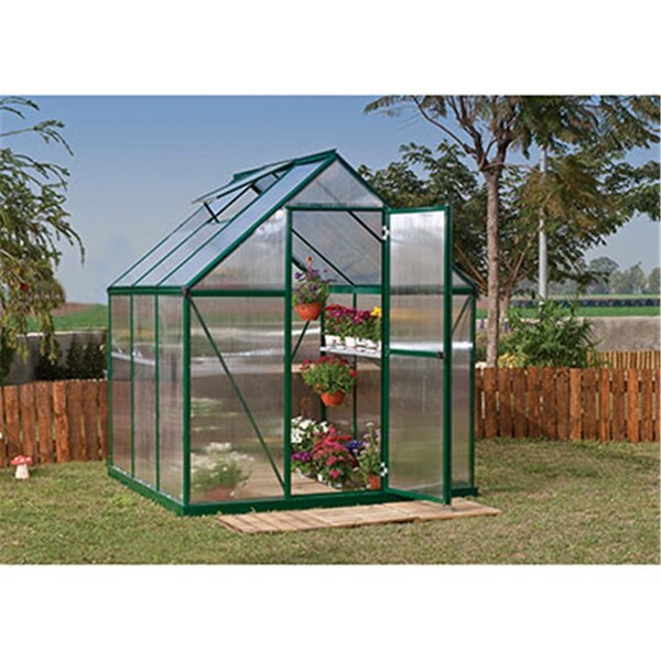 Made4Mansions Mythos Greenhouse - 6 x 6 ft. - Forest Green - MA115520