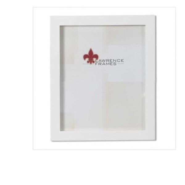 Lawrence Frames Lawrence Frames 755845 Lawrence Frames 4x5 White Wood Picture Frame - Gallery Collection - 755845