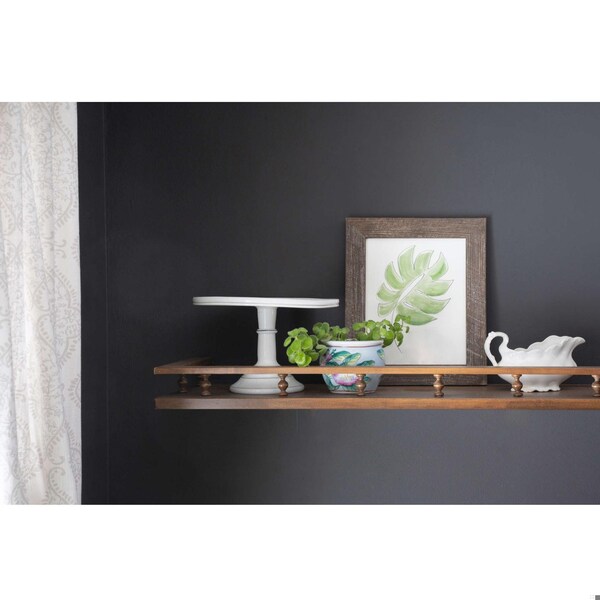 Homeroots 14 x 18 in. Rustic Farmhouse Espresso Wood Picture Frame - 386517