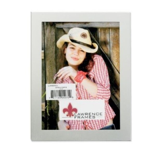 Blueprints Brushed Silver 8x10 Metal Picture Frame - BL92381