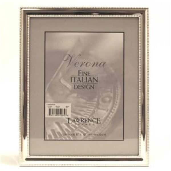 Blueprints 4x6 Metal Picture Frame Silver-Plate with Delicate Beading - BL24916