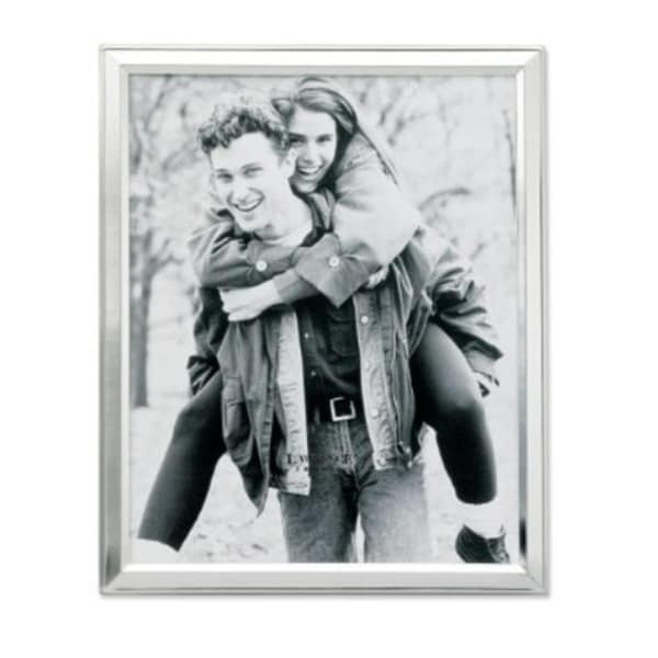 Blueprints Brushed Silver Plated 8x10 Metal Picture Frame - BL655973