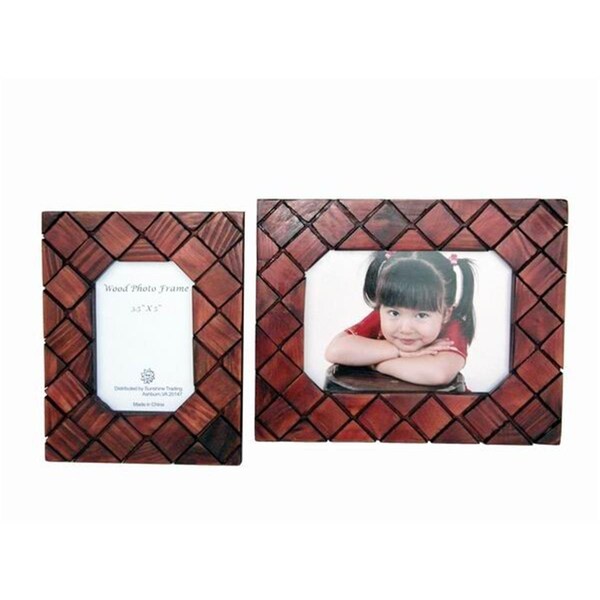 Sunshine Trading Handmade Wood Photo Frame - 5 x 7 Inch - ST-20-7