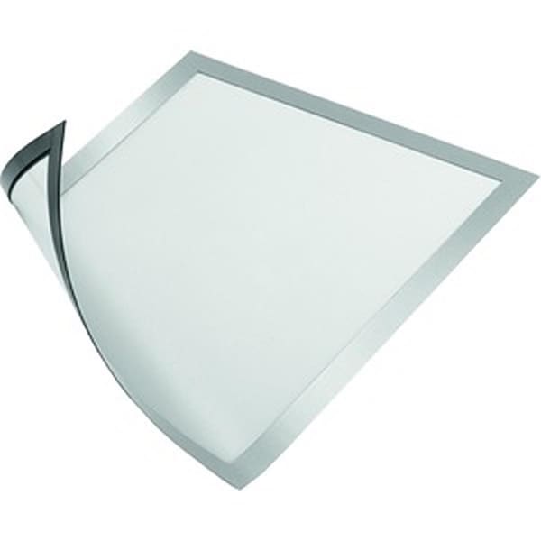 Esteras Tikar 8.5 x 11 in. Magnetic Letter Sign Holder, Silver, 2PK - ES3185967