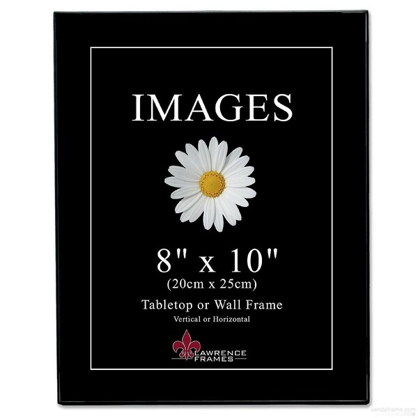 Lawrence Frames 8 x 10 Images Black Frame - Pack of 6 - 350080