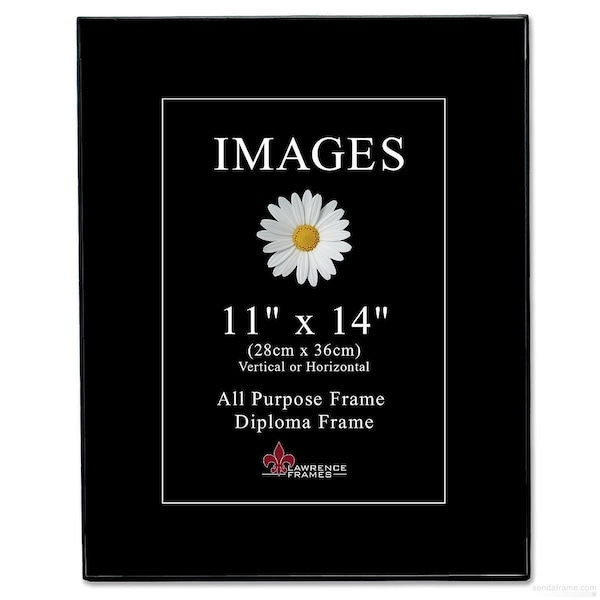 Lawrence Frames 11 x 14 Images Black Frame - Pack of 6 - 350011