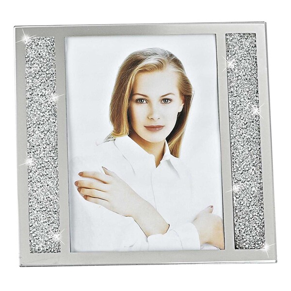 Homeroots 8 x 10 in. Silver Crystalized Picture Frame - 375910
