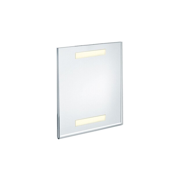 Azar Displays Clear Acrylic Wall Artwork and Photo Frame with Tape 8'' W x 10'' H Portrait / Vertical, 2PK - 122025-GS-2PK