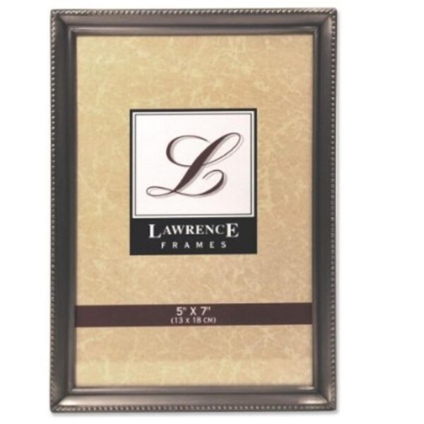 Blueprints Antique Pewter 5x7 Picture Frame - Bead Border Design - BL92299