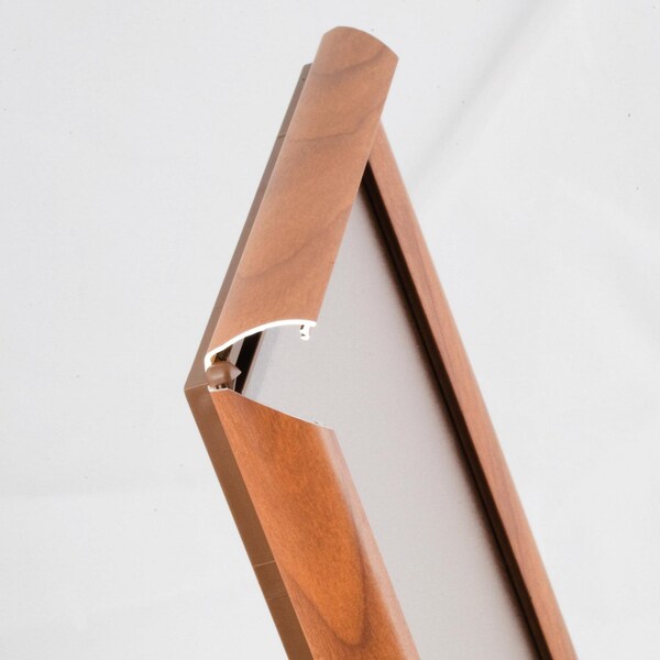 M&T Displays Opti Frame 8.5 in. X 11 in. Poster Sze 1 in. Wood Effect Color Profile, Mitred Corner, w/Back Spprt - UCP255W181X2990