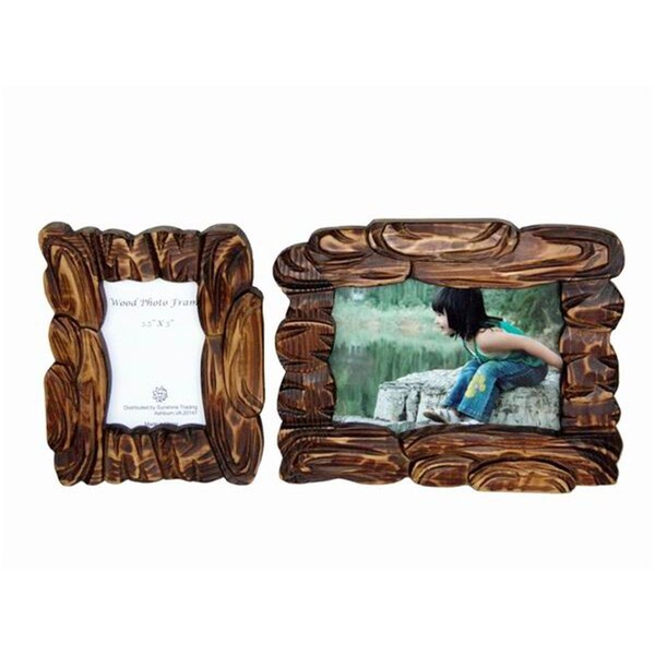 Sunshine Trading Handmade Wood Photo Frame - 3.5 x 5 Inch - SU460695
