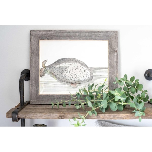 Homeroots 4 x 4 in. Natural Weathered Gray Picture Frame - 379893