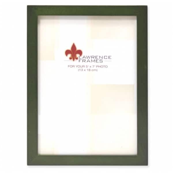 Lawrence Frames Green Wood Picture Frame Gallery - 0.71 in. - LA328122