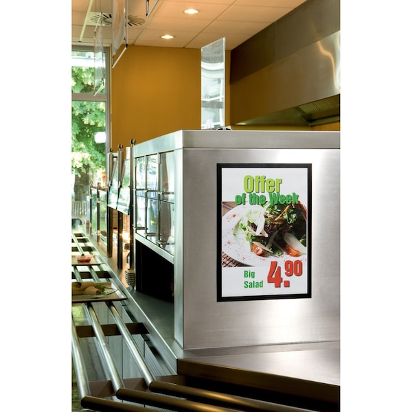 Durable Office Products Self-Adhesive Frame, 11"x17", 2/PK, Black 2PK - DBL476901
