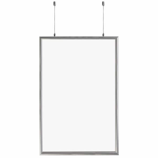 Azar Displays 24''W x 36''H Double-Sided Hanging Snap Frame - 300416