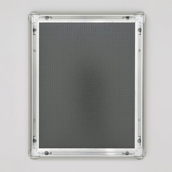 M&T Displays Snap Frame 8.5 in. X 11 in. Poster Size, 1 in. Chrome, Mitred Corner - UCN255K081X5000