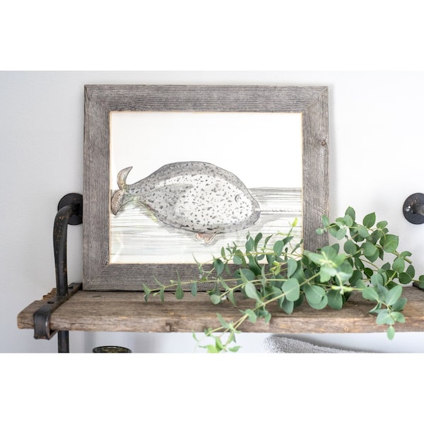 Barnwoodusa Rustic Farmhouse Reclaimed 24x36 Picture Frame (Weathered Gray) - 672713210481