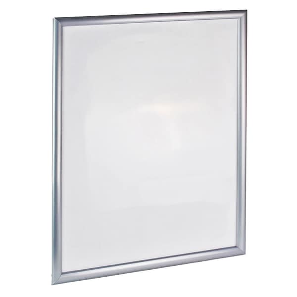 Azar Displays Wall Mount Plastic Snap Poster Frame 22'' x 28'' Portrait/Landscape Sign Holder Frame - 300342-SLV