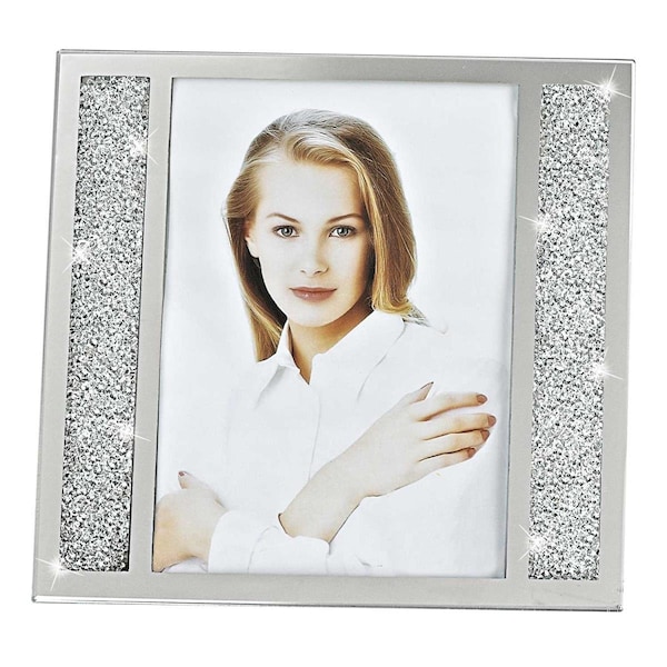 Palacedesigns 8 x 10 in. Silver Crystalized Picture Frame - PA3094461
