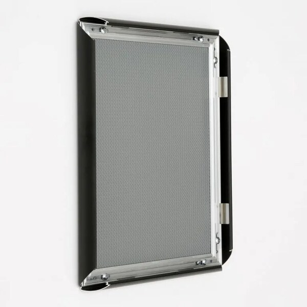 M&T Displays Snap Frame 8.5 in. X 11 in. Poster Size, 1 in. Black, Mitered Corner - UCN255B081X7991