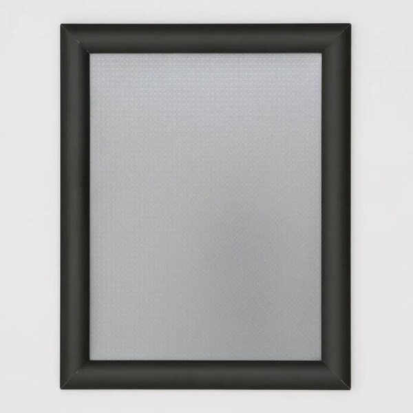 M&T Displays Snap Frame 8.5 in. X 11 in. Poster Size, 1 in. Black, Mitered Corner - UCN255B081X7991