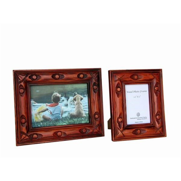 Sunshine Trading Handmade Wood Photo Frame - 3.5 x 5 Inch - SU460709