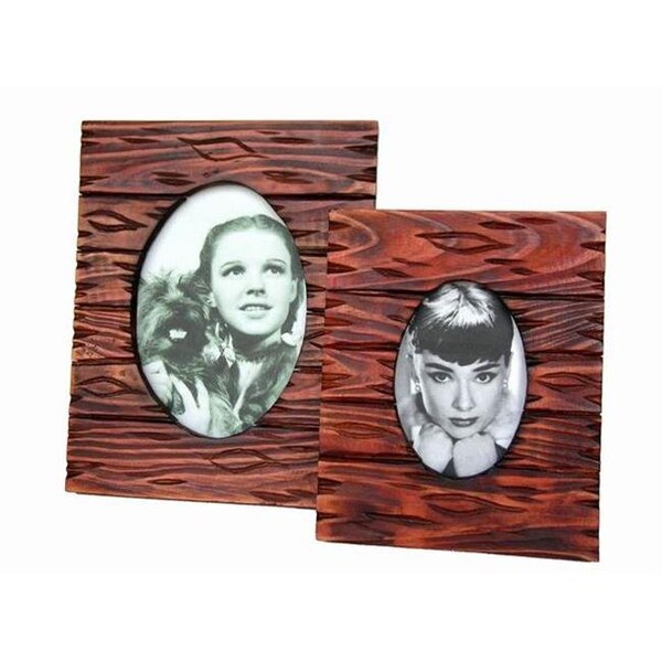 Sunshine Trading Sunshine Trading ST-06-5 Handmade Wood Photo Frame - 3.5 x 5 Inch - ST-06-5