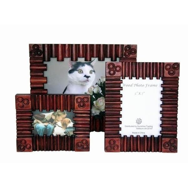 Sunshine Trading Sunshine Trading ST-21-10 Handmade Wood Photo Frame - 8 x 10 Inch - ST-21-10