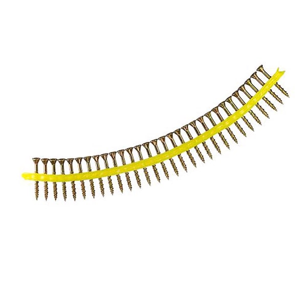 Simpson Strong-Tie Simpson Strong-Tie Strong-Drive No. 9 X 2 in. L T25 Yellow Zinc High/Low WSV Subfloor Screws 1 pk - WSV2S