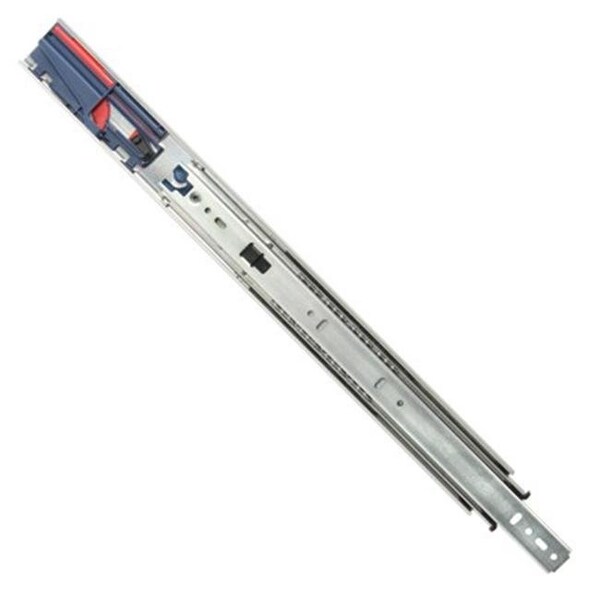 Knape & Vogt Knape & Vogt Kv8455Fm B24 Ano 24 In. Soft-Close Full Extension With Overtravel Drawer Slides - Anochrome - KV8455FM B24 ANO