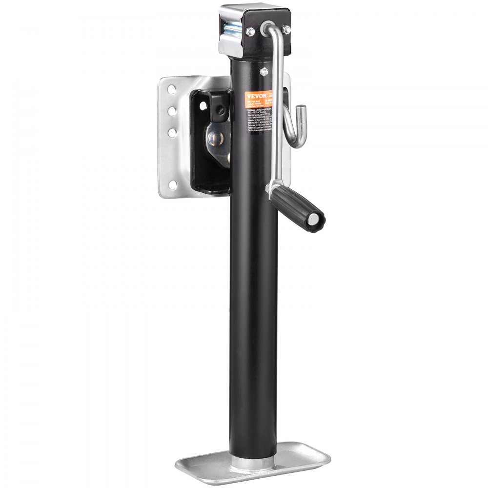 VEVOR Trailer Jack, Trailer Tongue Jack Fix Mount Bolt-on 2500 lb Weight Capacity, Trailer Jack Stand with Handle for lifting RV Trailer, Horse Trailer, Utility Trailer, Yacht Trailer - BSLSTC2500LBSX99BV0