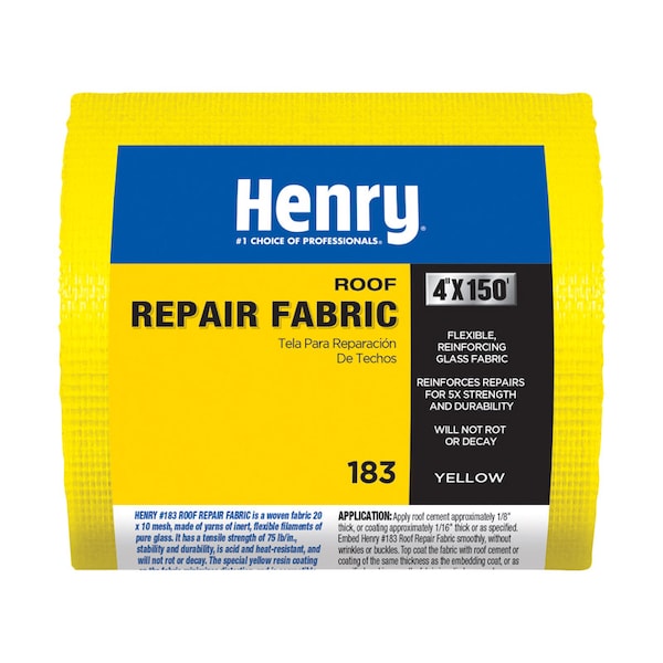 Henry Henry Smooth Yellow Resin Coated Fiberglass Patching Fabric - HE183195